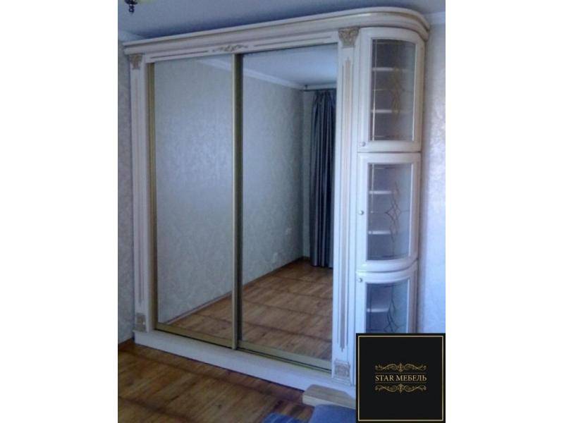зеркальный шкаф-купе в спальню в Махачкале