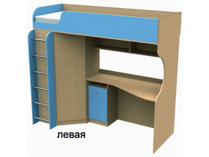 кровать двухъярусная со столом в Махачкале