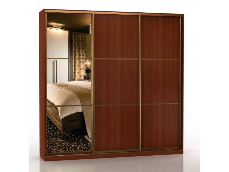 шкаф-купе 3 створки с зеркалом шк-3 20 24 60 05 04 04 в Махачкале