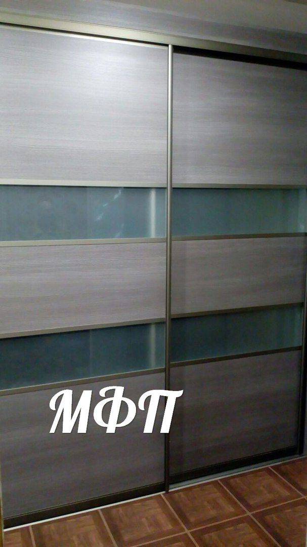 встроенный шкаф-купе с матовыми стеклами в Махачкале