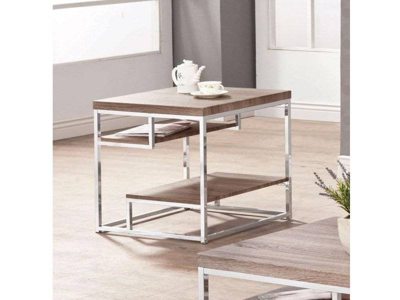 журнальный стол chrome & triple wood в Махачкале