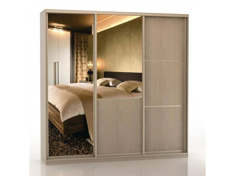 шкаф купе шк-3 20 24 45 02 03 04 с 2 зеркалами в Махачкале