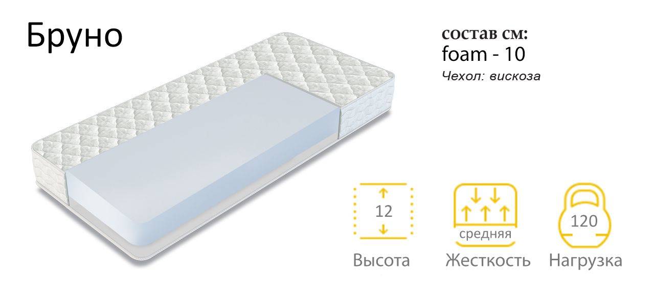 матрас бруно беспружинный в Махачкале