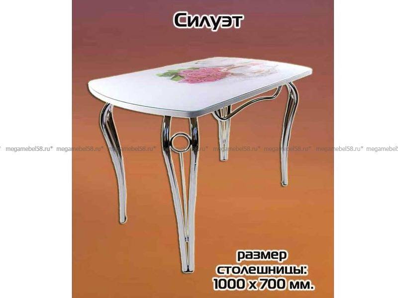 обеденный стол с фотопечатью силуэт в Махачкале