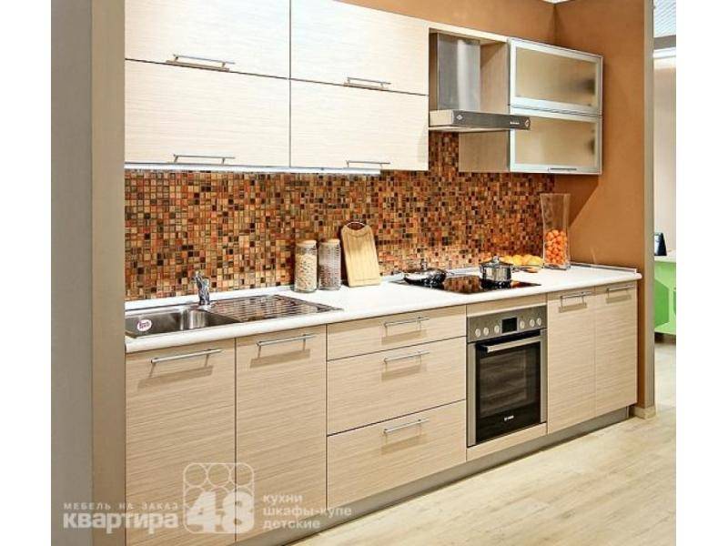 кухонный гарнитур прямой вельвет 4 в Махачкале