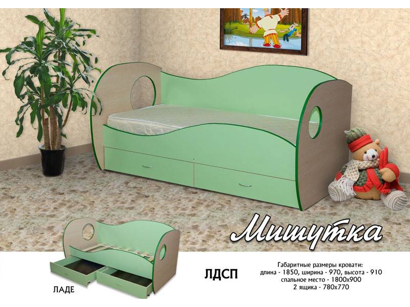 кровать детская мишутка в Махачкале