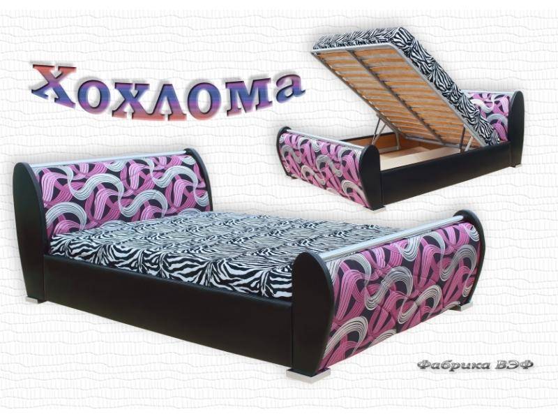 кровать с подъемным механизмом хохлома в Махачкале