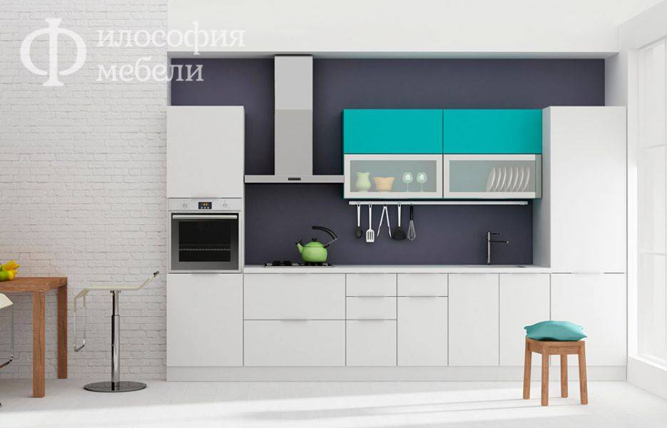 прямая кухня №30 в Махачкале