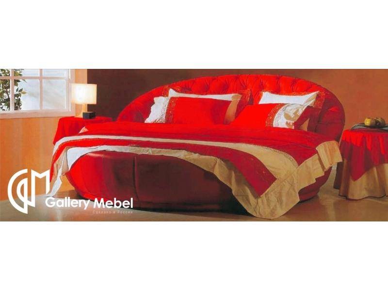 красная кровать letto rotondo 05 в Махачкале