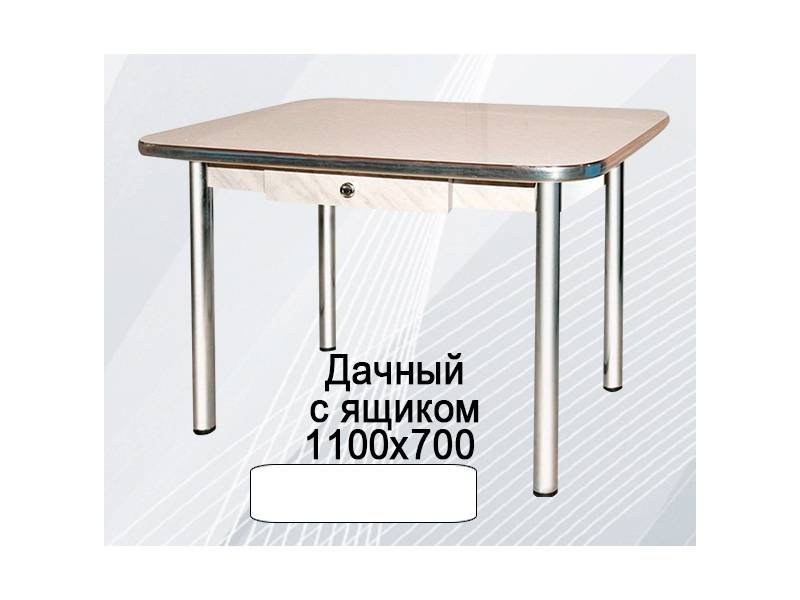 стол обеденный дачный с ящиком в Махачкале