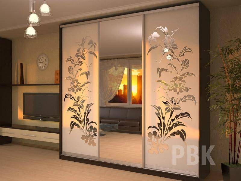 шкаф с пескоструйным фасадом фантазия в Махачкале