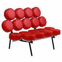 диван marshmallow sofa прямой красный в Махачкале