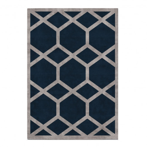 ковер ahston blue 120x170 синий в Махачкале