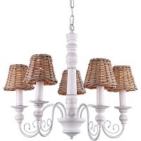 подвесная люстра arte lamp villaggio a3400lm-5br коричневая в Махачкале
