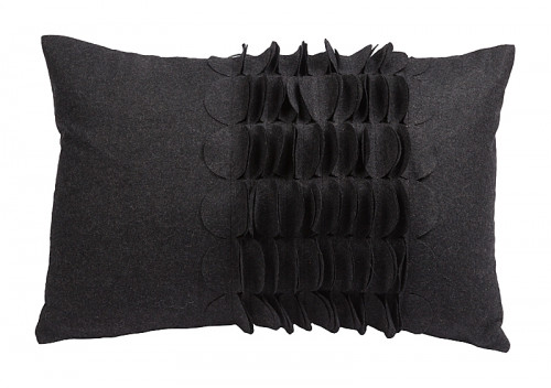 подушка с объемным узором giselle dark gray в Махачкале
