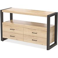 тумба под tv neo loft с 4 ящиками светло-коричневая в Махачкале