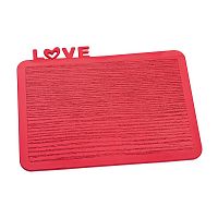 разделочная доска happy board love, красная в Махачкале