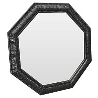 зеркало восьмиугольное черное с резьбой black sparkle в Махачкале