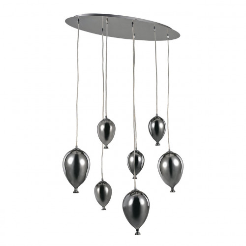 подвесная люстра ideal lux clown sp7 cromo в Махачкале