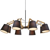 подвесная люстра arte lamp pinoccio a5700lm-8bk в Махачкале