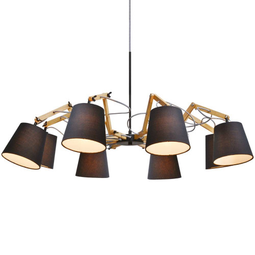 подвесная люстра arte lamp pinoccio a5700lm-8bk в Махачкале