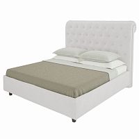 кровать двуспальная 160х200 белая из велюра sweet dreams в Махачкале