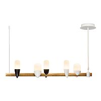 подвесная светодиодная люстра loft it whisper 1028-5wh в Махачкале