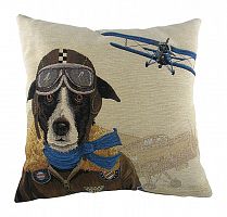 подушка с собакой-пилотом doggie fighters blue в Махачкале