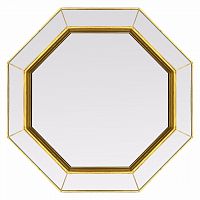 зеркало золотое венецианское восьмиугольное espresso gold в Махачкале