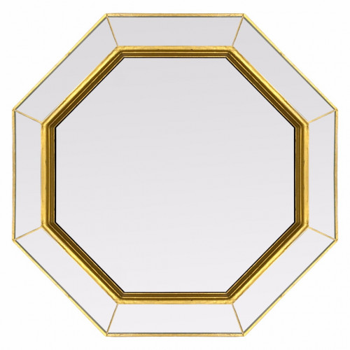 зеркало золотое венецианское восьмиугольное espresso gold в Махачкале