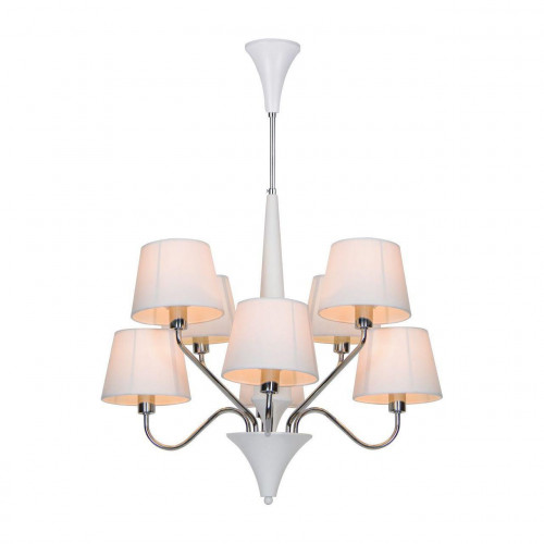 подвесная люстра arte lamp a1528lm-8wh белая в Махачкале