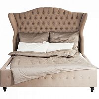 кровать двуспальная 160х200 бежевая city spirit в Махачкале