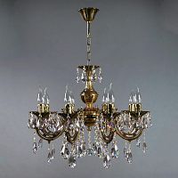 подвесная люстра ambiente aria 8818/8 pb tear drop бронза в Махачкале