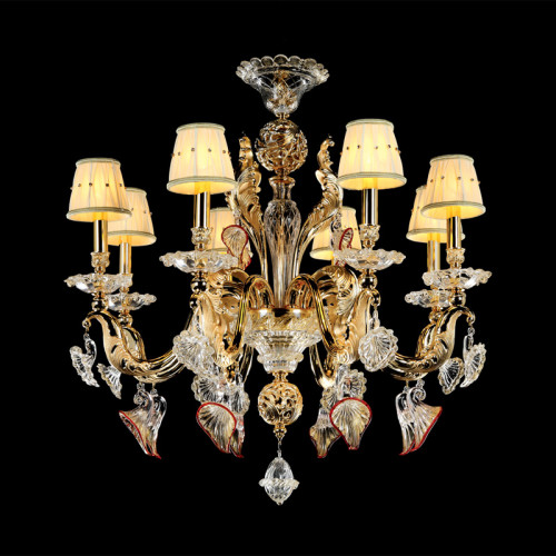 люстра md102729-8a от illuminati золото/янтарная в Махачкале