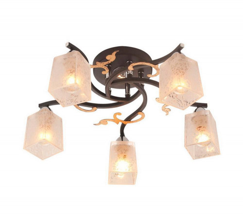потолочная люстра idlamp edda 206/5pf-blackchrome в Махачкале