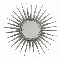 зеркало-солнце серебряное диаметр 76 см starburst в Махачкале