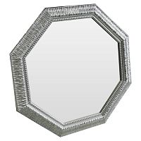 зеркало серебряное восьмиугольное с декором sparkle silver в Махачкале