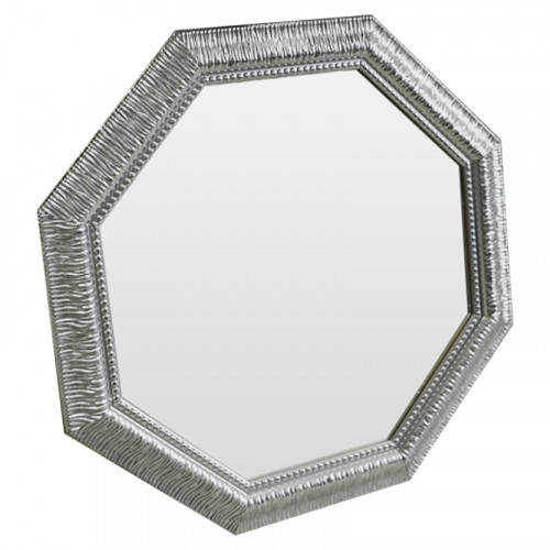 зеркало серебряное восьмиугольное с декором sparkle silver в Махачкале