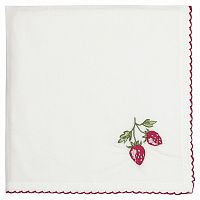 салфетка strawberry red w/embroidery в Махачкале