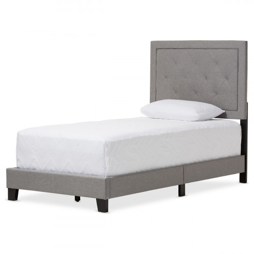 кровать paris linen upholstered gray 140х200 в Махачкале