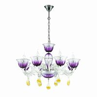 подвесная люстра odeon light ninfea 3930/8 в Махачкале