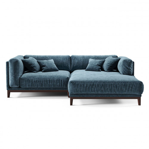 диван case угловой синий в Махачкале