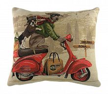 подушка с картинкой scooter dogs red в Махачкале