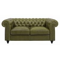 диван chester classic двухместный прямой оливковый в Махачкале