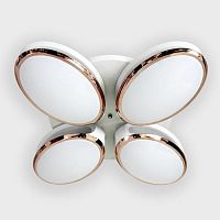потолочная светодиодная люстра ambrella light orbital granule fg2024 wh 96w+40w d760 в Махачкале