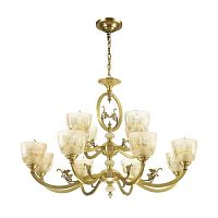 подвесная люстра odeon light piemont 3998/12 белая в Махачкале