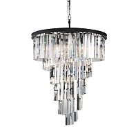 люстра helix clear от delight collection прозрачная/черная в Махачкале