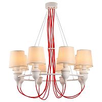 подвесная люстра arte lamp sergio a3325lm-8wh в Махачкале