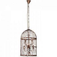 подвесной светильник cage chandelier коричневый в Махачкале