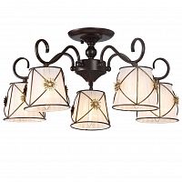 потолочная люстра arte lamp 72 a5495pl-5br в Махачкале